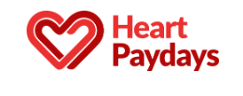 A screnshot of heart payday logo